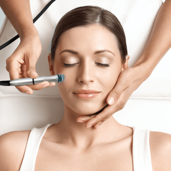 Aquaglo Facial using hydradermabrasion: No discomfort, no downtime. Just flawless skin.