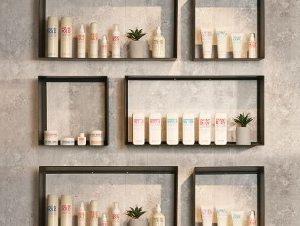 Hair Salon Waiting Area Furniture Retail Shelves Comfortel Headline