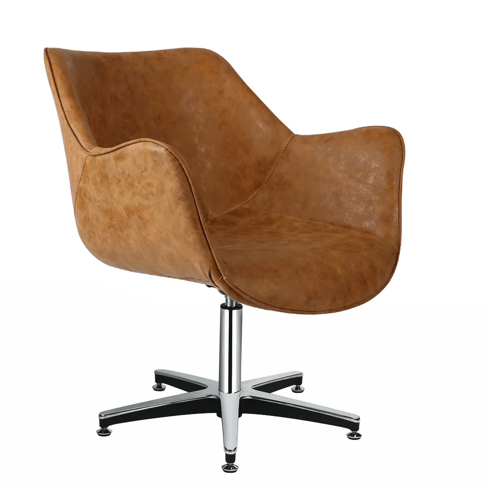 chloe styling chair tan comfortel