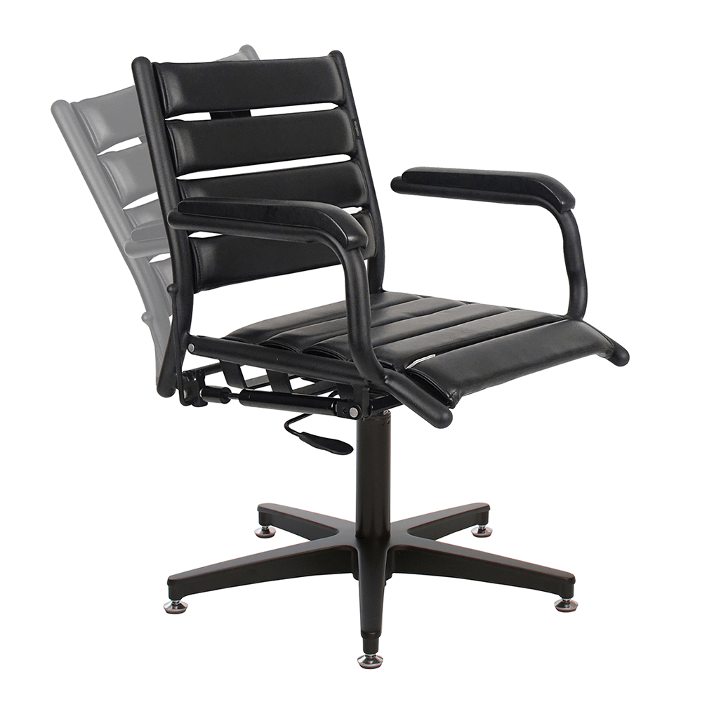 Louise Matte Black Shampoo Chair