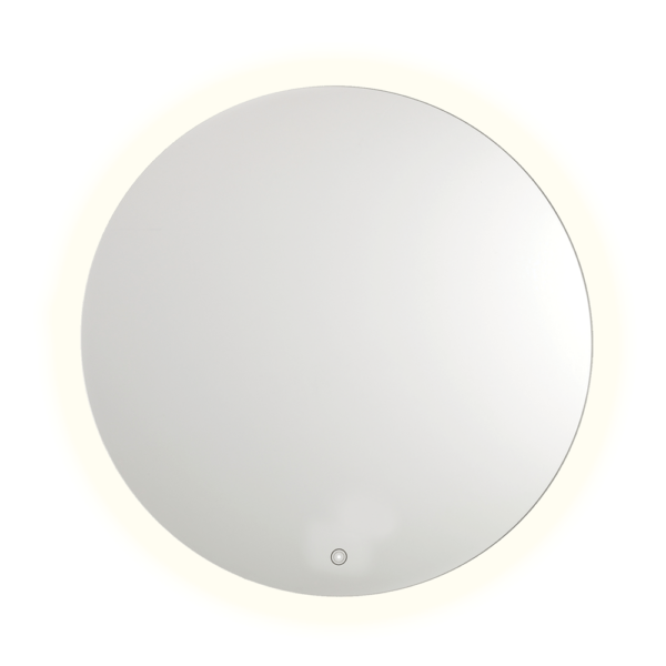 Circa LED Round Salon Mirror Comfortel
